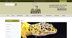 Desktop Screenshot of gourmetrodent.com